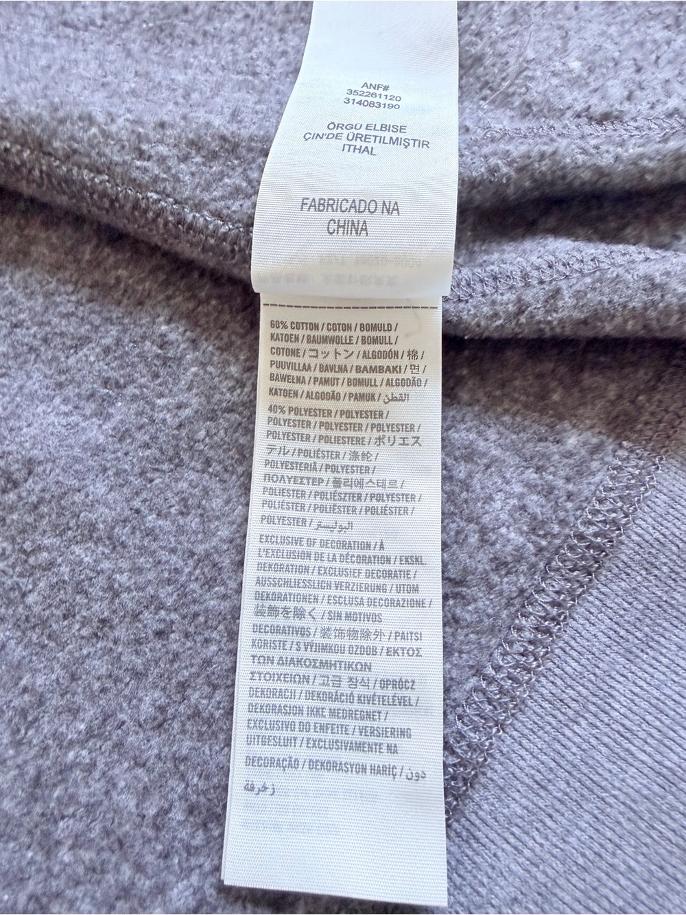 🩷 Hollister Y2K Grey Pink Logo Full Zip Hoodie McBling Mall Bella Swan Preppy - Picture 10 of 13